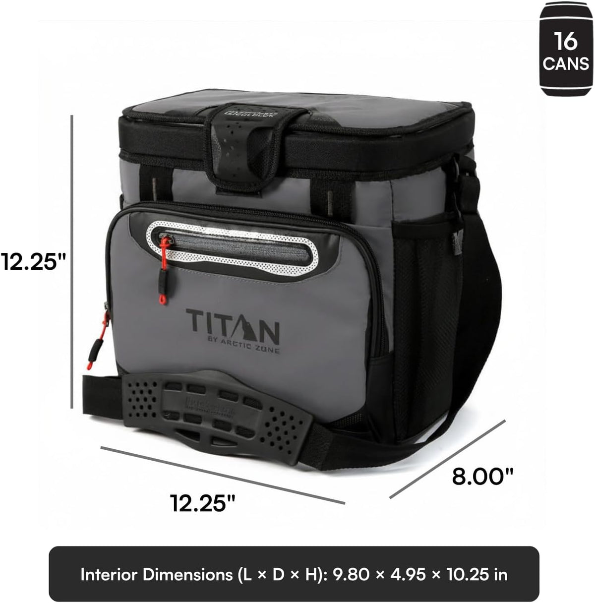 Titan by Arctic Zone Deep Freeze Cooler - Zipperless Hardbody Cooler - Deep Freeze Insulation, HardBody Liner, and SmartShelf