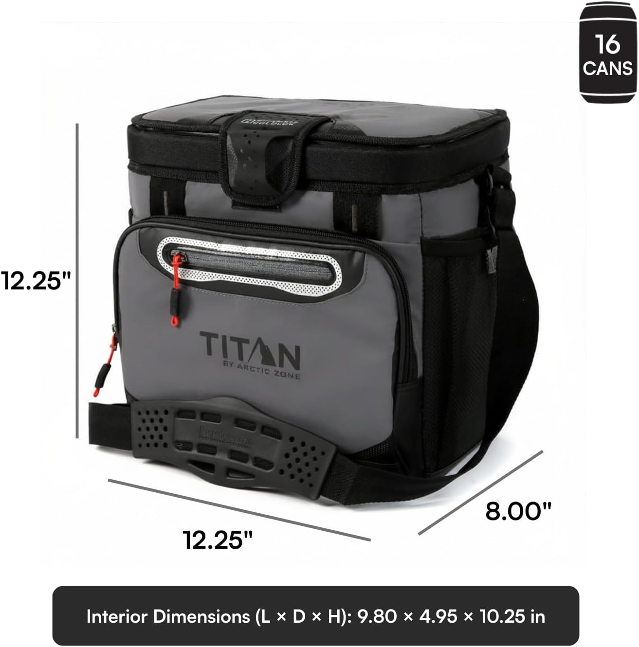 Titan by Arctic Zone Deep Freeze Cooler - Zipperless Hardbody Cooler - Deep Freeze Insulation, HardBody Liner, and SmartShelf