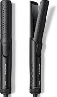 Wavytalk Airflow Styler Cool Curl 2 in 1 Hair Straightener and Curler | 360° Cool Air Lock in Style for Lasting Curls, Reduces Damage, 1.25 Inch, Anti-Scald for Short Long Hair