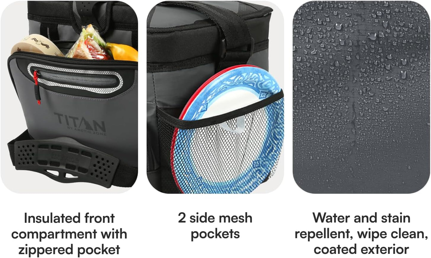 Titan by Arctic Zone Deep Freeze Cooler - Zipperless Hardbody Cooler - Deep Freeze Insulation, HardBody Liner, and SmartShelf