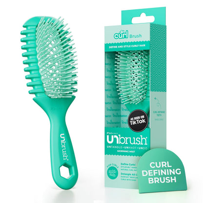FHI Heat UNbrush Curl Collection for Pain-Free Brushing & Curl Enhancing Styling for Curly Hair Types - Use on Wet Hair Only