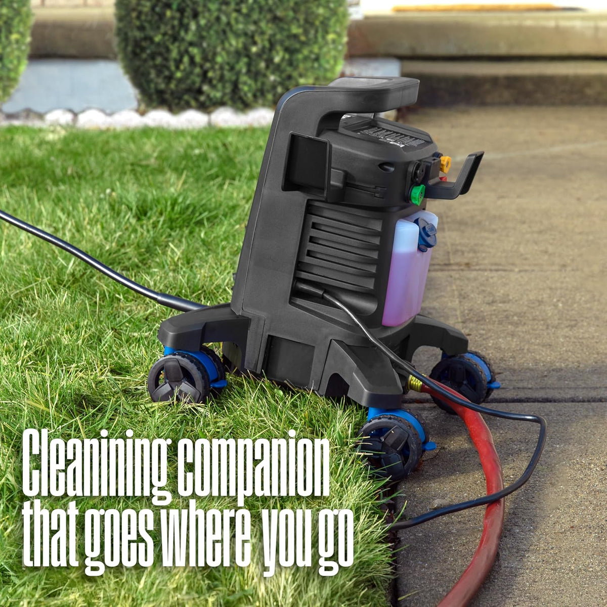 Westinghouse ePX3500 Electric Pressure Washer, 2500 Max PSI 1.76 Max GPM with Anti-Tipping Technology, Onboard Soap Tank, Pro-Style Steel Wand, 5-Nozzle Set, for Cars/Fences/Driveways/Home/Patios