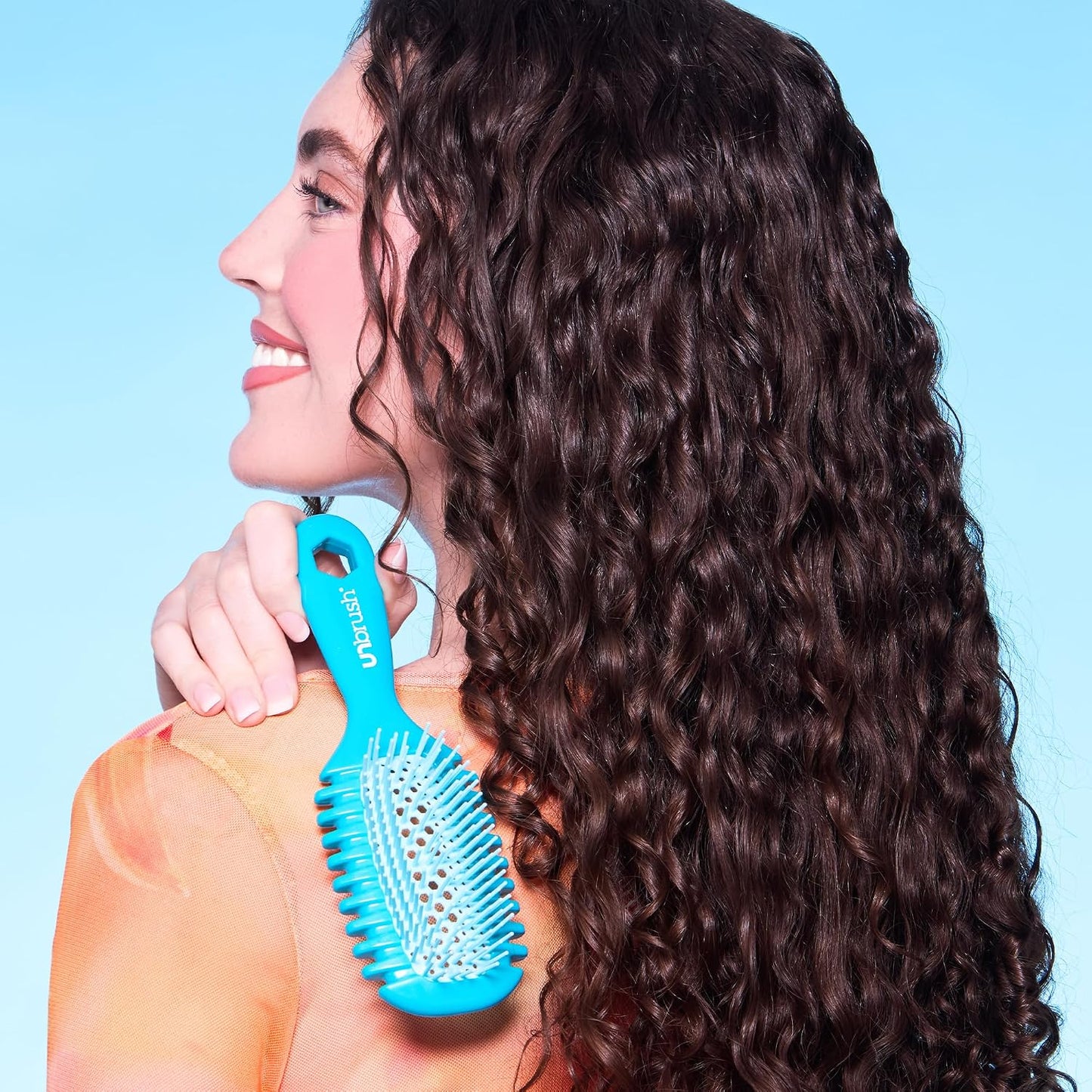 FHI Heat UNbrush Curl Collection for Pain-Free Brushing & Curl Enhancing Styling for Curly Hair Types - Use on Wet Hair Only